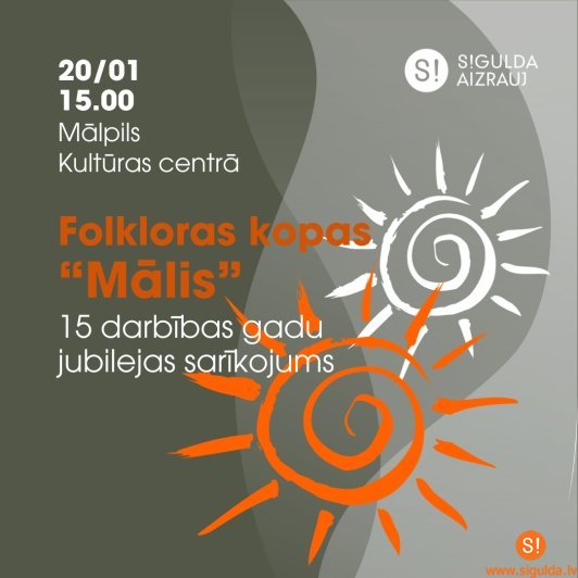 Folkloras kopa “Mālis” aicina uz 15 gadu jubilejas pasākumu