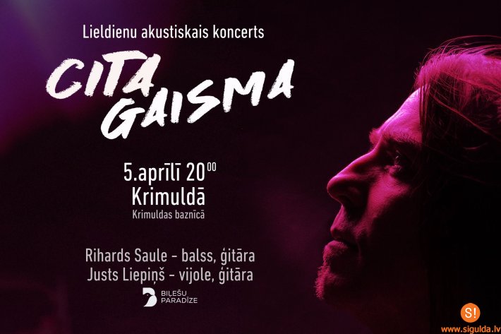 Rihards Saule ielūdz uz koncerta “Cita Gaisma” pirmatskaņojumu