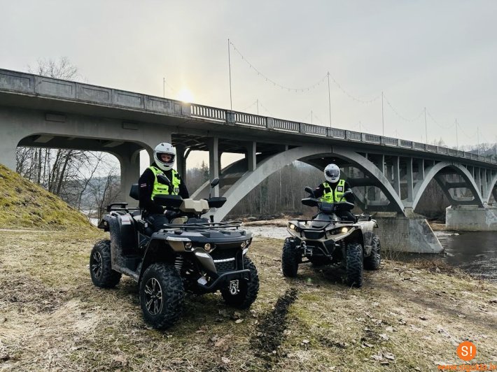 Pašvaldības policija uzsāk patruļas ar kvadricikliem un velosipēdiem