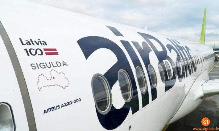 Pacel Siguldu augstāk – aicinām balsot “airBaltic” konkursā par Siguldas vārdu uz lidmašīnas