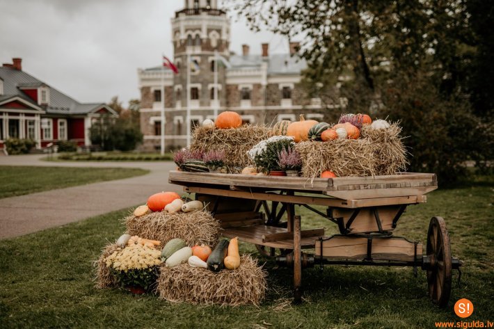 Aicinām piepildīt karaliskos “Rudens ražas ratus” Siguldas pils kvartālā