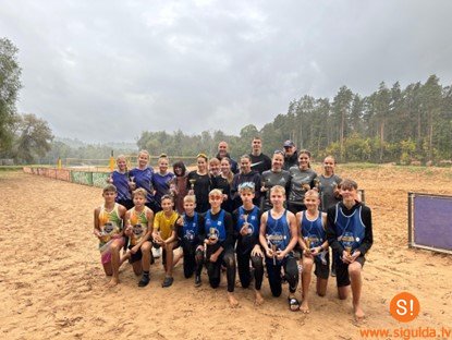 Siguldā notikušas atlases sacensības Ģimnaziādei pludmales volejbolā