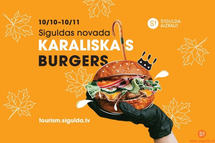 Aicinām gardēžus noteikt Siguldas novada karaliskāko burgeru!