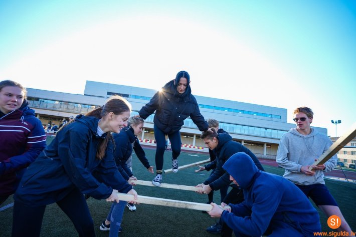 Siguldas Sporta centrā norisinājušās sacensības “Lielā balva”