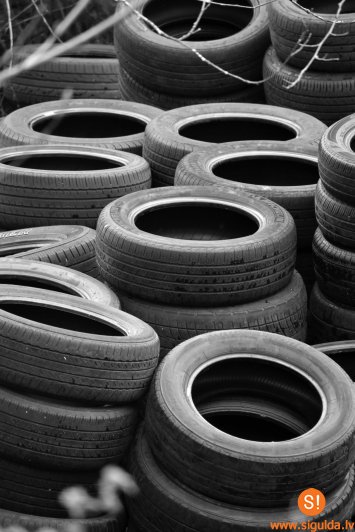 Aicina atbrīvoties no nolietotajām riepām