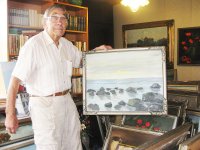 Atklās gleznotāja Borisa Samusa 85.dzimšanas dienas jubilejas izstādi