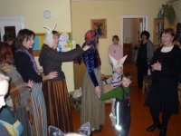                Bluķa vilkšana Siguldas Bērnu un jauniešu interešu centrā