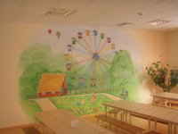 Sienu gleznojumi bērnudārzā „Ieviņa”