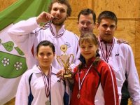 Siguldas badmintonisti - vicečempioni