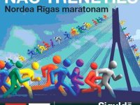 Siguldā notika treniņskrējiens Nordea Rīgas maratonam