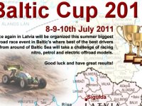 Baltic Cup 2011 radio vadāmo modeļu bezceļa sacensības Turaidā