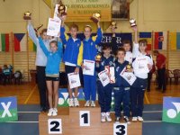 Badmintonistu rezultāti starptautiskā turnīrā Polijā