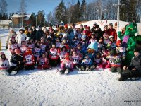 Mini slaloma sacensību „Mazais Reinis 2012” pirmā posma jaunākais dalībnieks – 2 gadīgs siguldietis