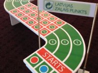 Latvijas Zaļā punkta spēle 'Zaļā distance' Siguldas Novada svētku laikā
