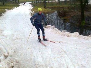  Pagarināta distanču slēpošanas trase Siguldā 