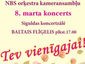 Bruņoto spēku orķestris Siguldā sniegs koncertu sievietēm