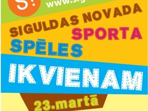Sestdien piedalies Siguldas novada sporta dienā