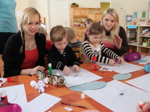 Vācu praktikantes bērnudārzā „Ieviņa”