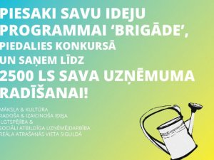 Programmas „Brigāde” konkursā Siguldā iesniegti 10 pieteikumi