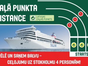 Spēlē „Zaļā punkta distanci” un ceļo uz Stokholmu