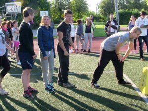 Siguldas vidusskolēni mērojas spēkiem sporta spēlēs
