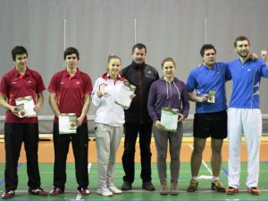 Siguldiešiem visu kalumu medaļas Latvijas badmintona čempionātā