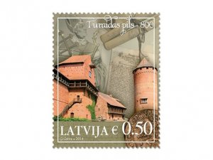 Latvijas Pasts izdod pastmarku par godu Turaidas pils 800gadei