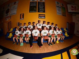 Siguldas meitenes starptautiskajā bērnu basketbola nometnē Slovākijā