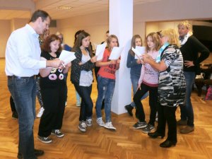 Siguldas Valsts ģimnāzijas skolēni uzņem ciemiņus no Vācijas