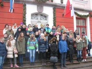 Pilsētas vidusskolas skolēni piedalās projektā Tartu