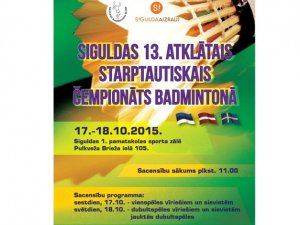 Siguldas novada atklātais čempionāts badmintonā
