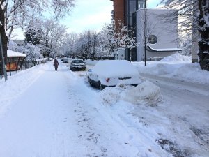 Lai atvieglotu sniega tīrīšanu un izvešanu, aicina autovadītājus ievērot ceļa zīmes
