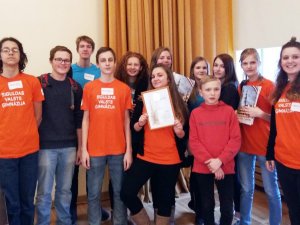 Siguldas Valsts ģimnāzijas skolēni iegūst 2.vietu Vecrīgas kausā