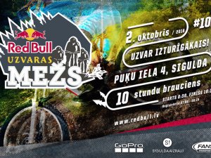 Svētdien notiks izturības velosacensības „Red Bull Uzvaras Mežs”