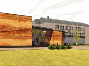 Uzsākti Siguldas novada Kultūras centra rekonstrukcijas priekšdarbi un teritorijas labiekārtošanas darbi