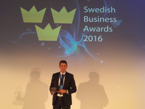 Siguldas novada uzņēmums saņem „Zviedrijas Biznesa gada balvu 2016”