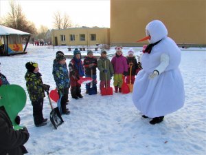 Sniega diena bērnudārzā „Saulīte”
