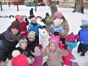 Bērnudārzā „Pīlādzītis” atzīmēta Pasaules sniega diena