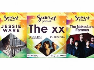 „Sunset Festival” uzstāsies arī Džesija Veira un „The Naked and Famous”