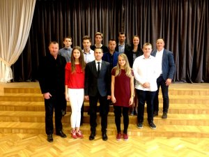 Pašvaldība sveic Latvijas Jaunatnes Olimpiādes medaļniekus