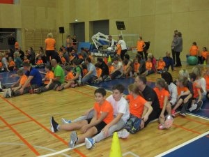Siguldas pilsētas vidusskolas sporta klases piedalās sacensībās