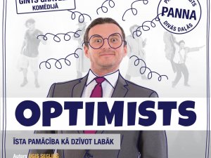 Siguldas pagasta Kultūras namā būs skatāma izrāde „Optimists”