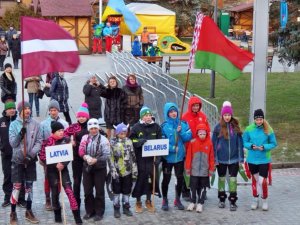 Siguldas kalnu slēpotājiem veiksmīgi starti Ukrainā
