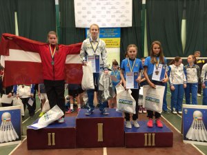 Siguldietei panākumi starptautiskās badmintona sacensībās Ukrainā