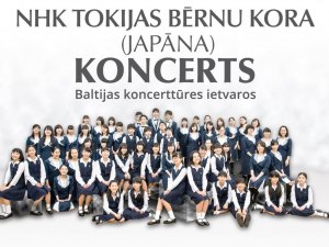 Tokijas bērnu koris sniegs bezmaksas koncertu koncertzālē „Baltais Flīģelis”