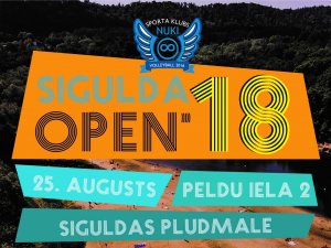 Notiks „Sigulda Open” sezonas noslēguma posms pludmales volejbolā