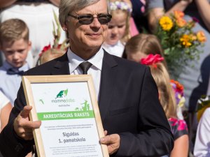Siguldas 1.pamatskola iegūst titulu „Mammadaba vēstniecība”