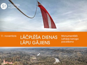 Siguldā tiks pacelts monumentāls Latvijas karogs; aicina piedalīties lāpu gājienā