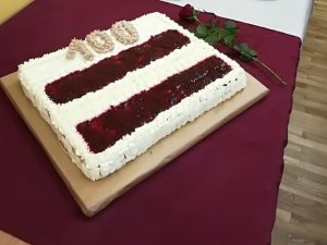 Allažu pamatskolas pirmsskolas grupās aizvadīts svētku pasākums „Latvijai 100”  