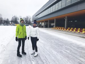 Pie Siguldas Sporta centra atvērta daļa publiskās slidotavas